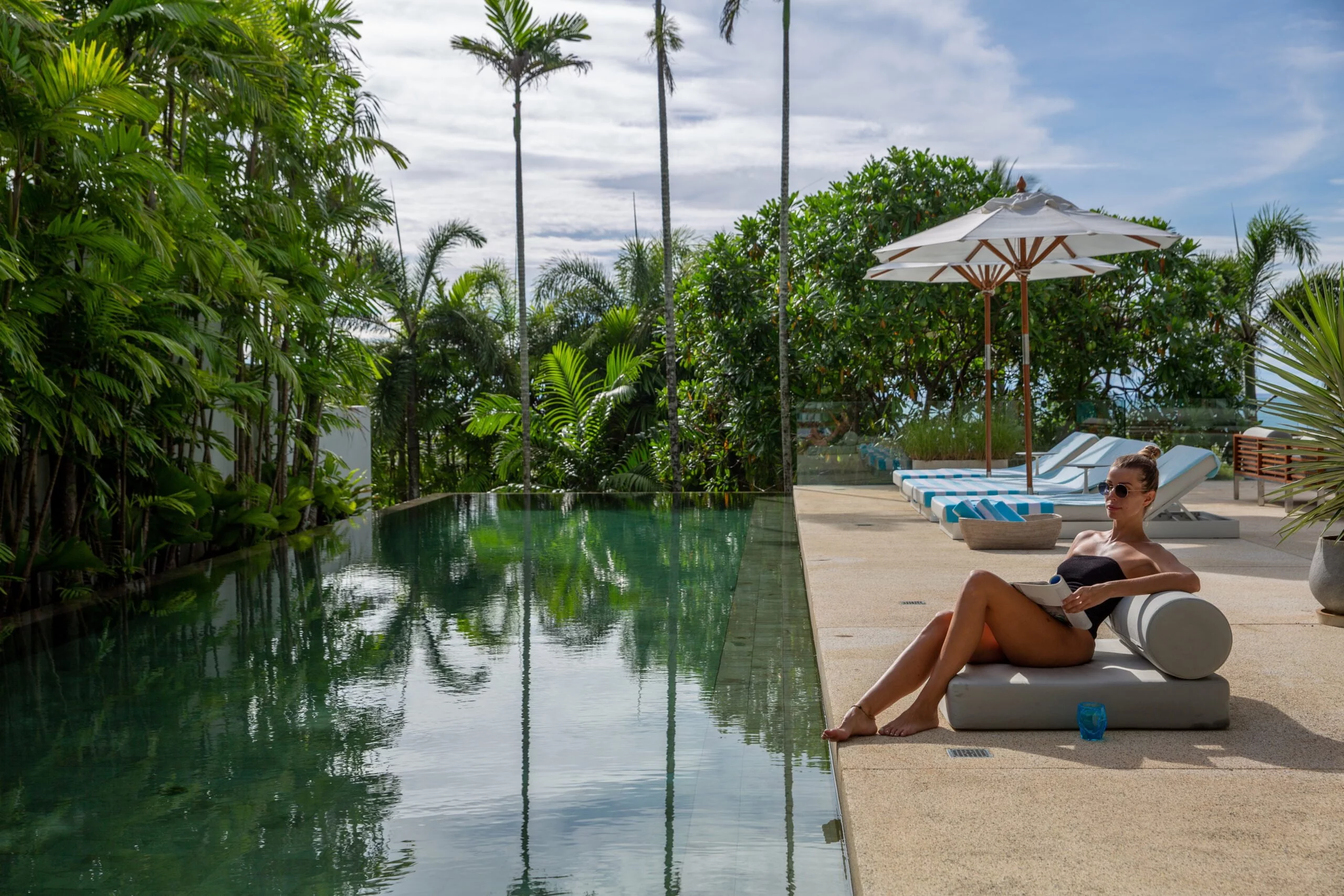 villa aqua, luxury villa located in sava estate, natai beach, phuket, thailand