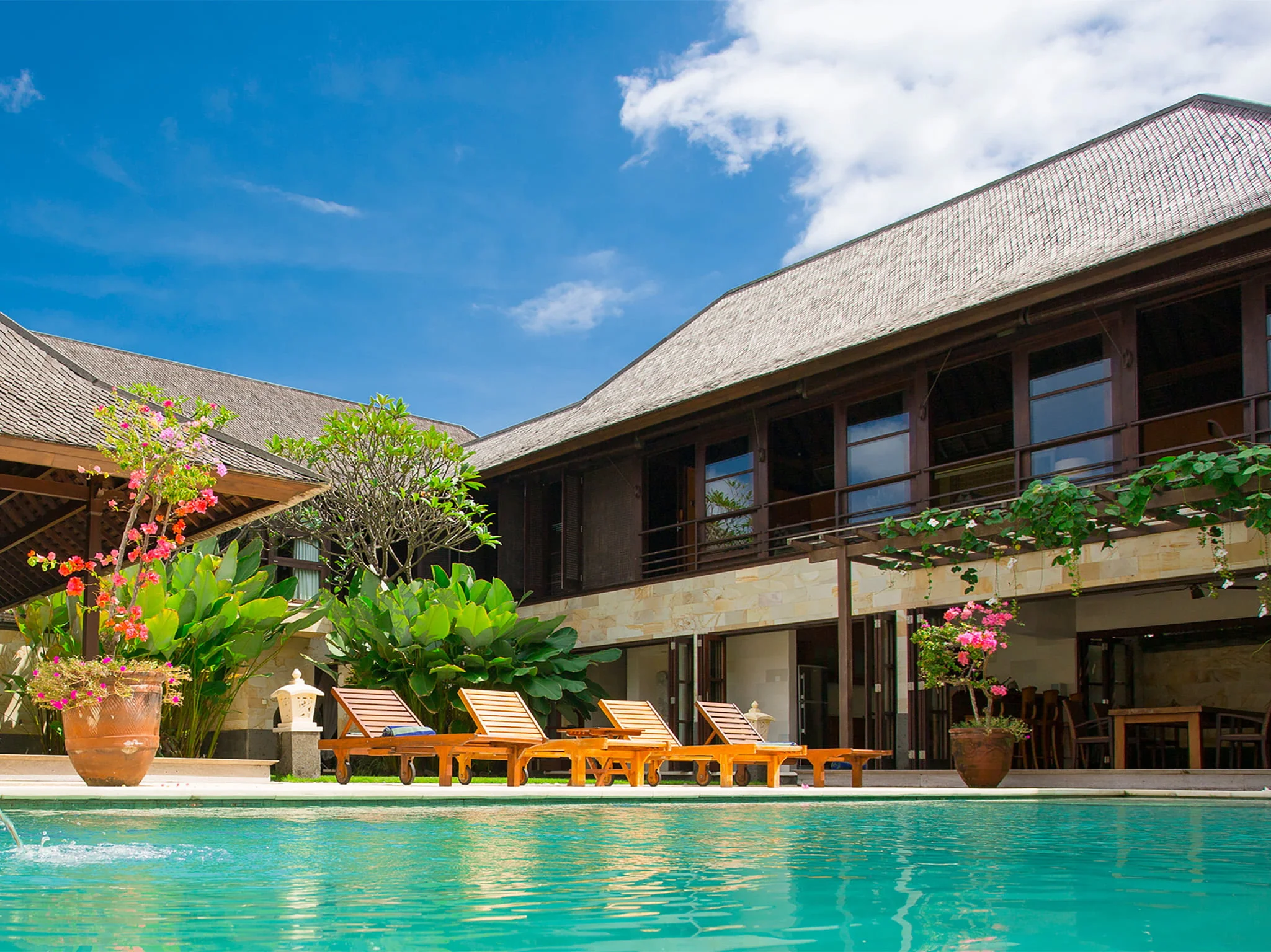 18 villa bayu gita residence the pool