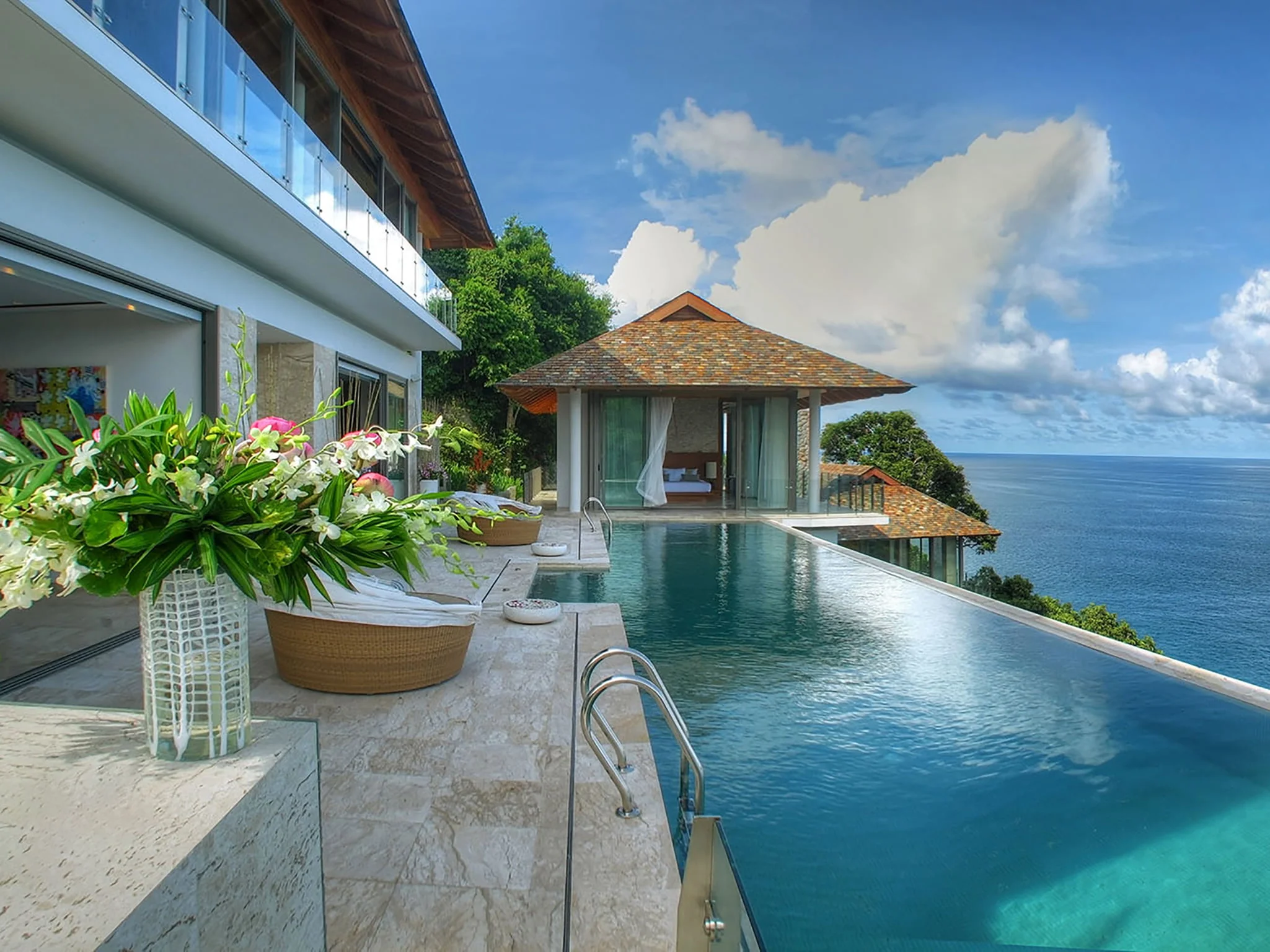 2. villa minh from the pool edge