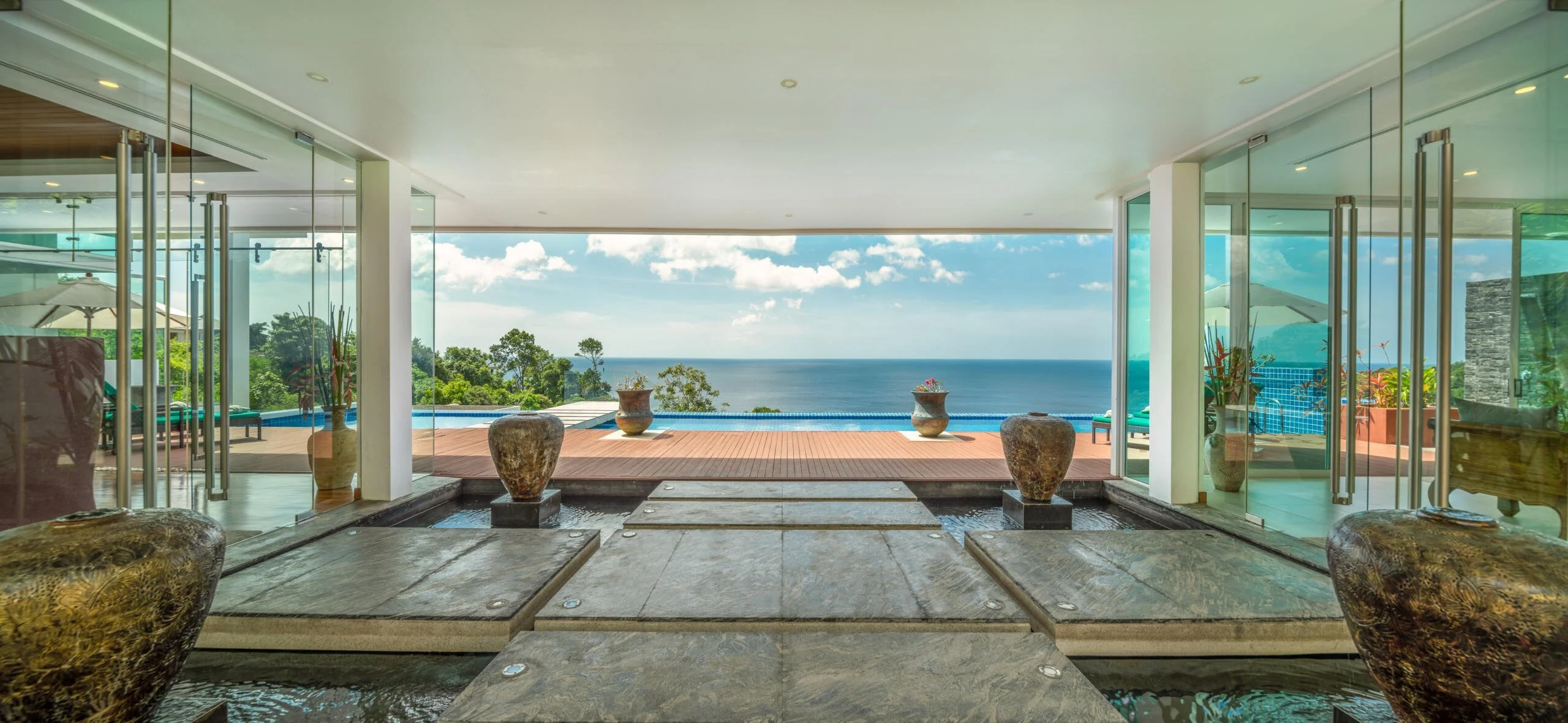 villa solaris view from entrance