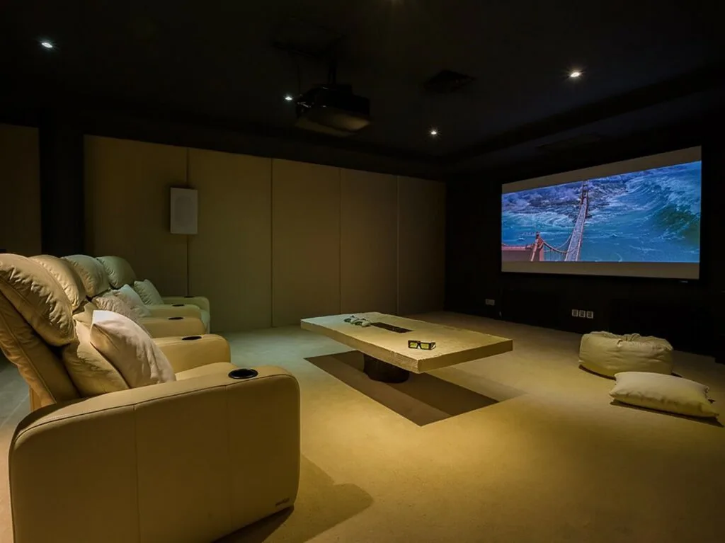grand cliff ungasan front residence cinema room