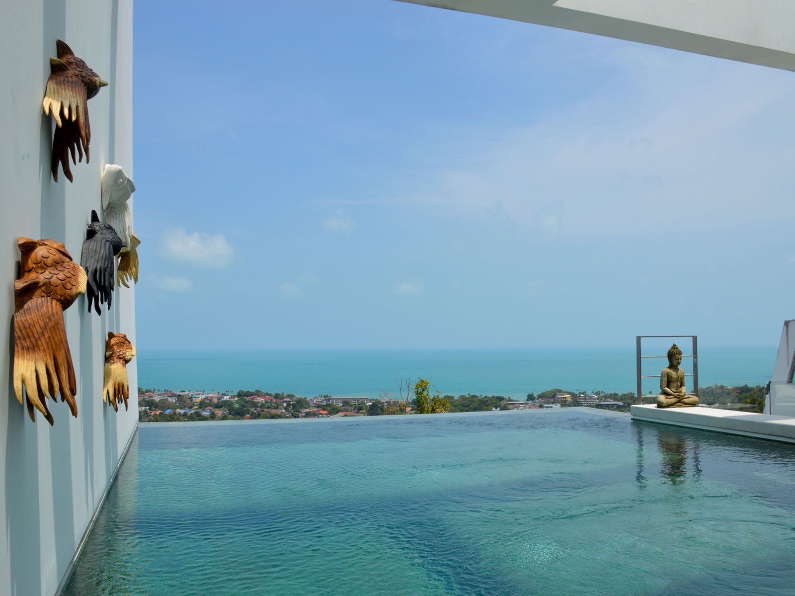 14 golden lotus the blossom villa terrace pool overlooking the gulf of thailand